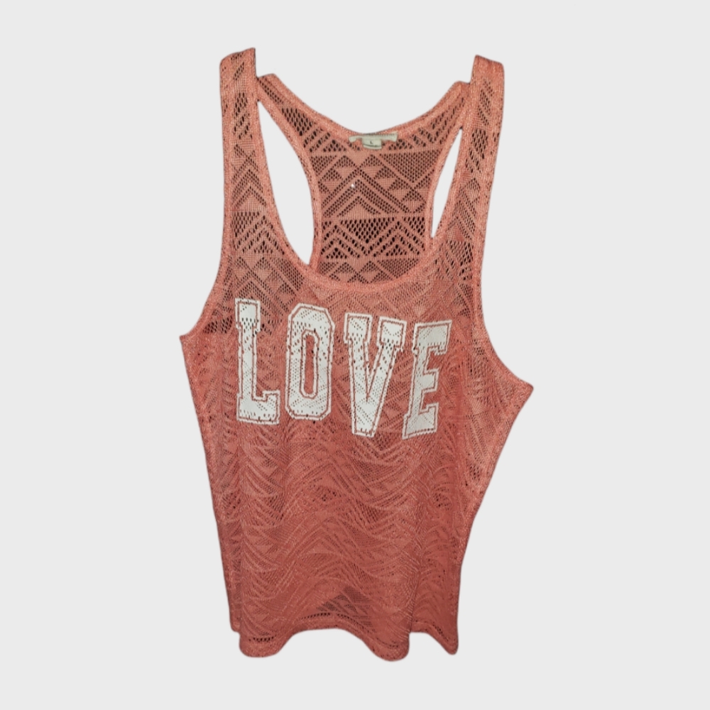 Zenana outfitters pink tank yop.